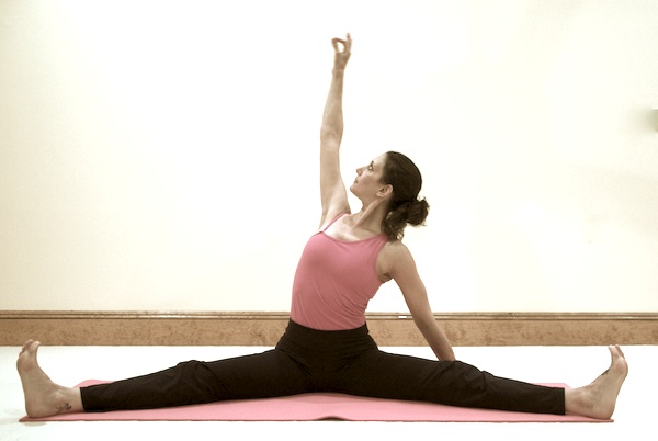 Churning Wide Angle Flow Yoga Pose